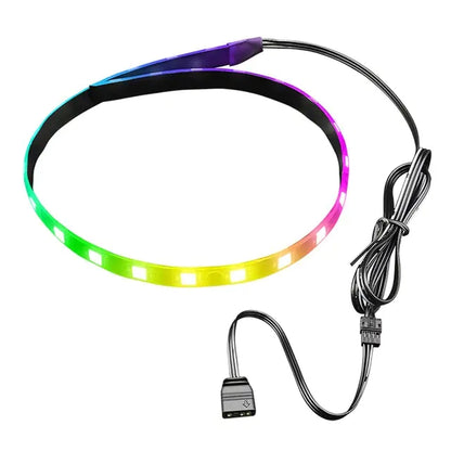 COOLMOON CM-LS40 5V ARGB PC Case LED Light Bar SATA 3PIN Desktop Computer Lamp Strip 40cm Motherboard RGB Decoration Accessory